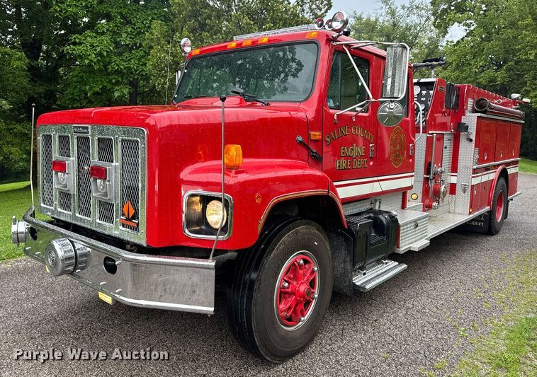 1991 International 2674 pumper fire truck - EN4648