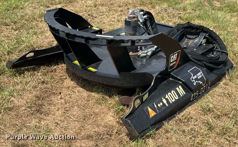 Caterpillar BRX418 skid steer rotary mower - DU9423