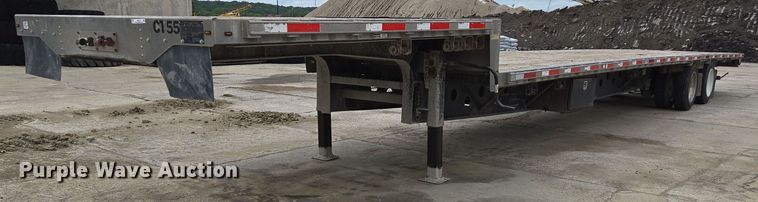 2014 Transcraft Deagle II 53x102 drop deck trailer - EM2154