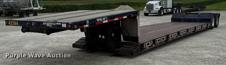 2012 Trail King TK54MG-482  lowboy equipment trailer - EM2170