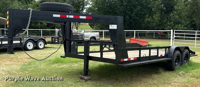 Shop built equipment trailer - DT6702