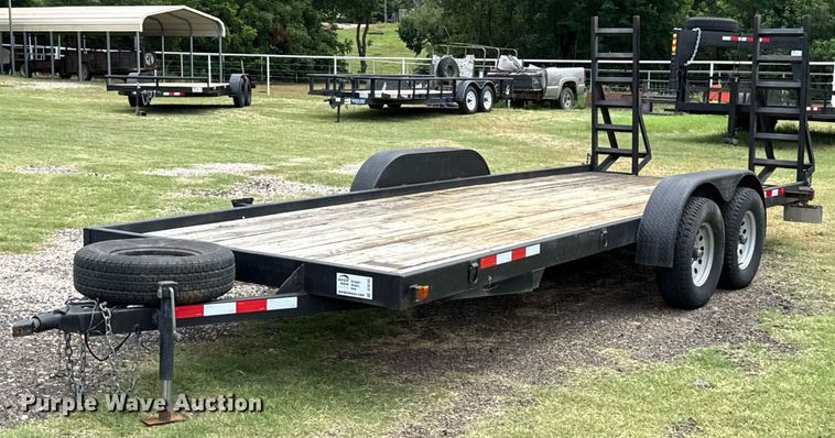 Shop built equipment trailer - DT6703
