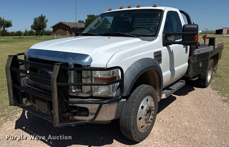 2008 Ford F550 bale bed truck - DZ8720