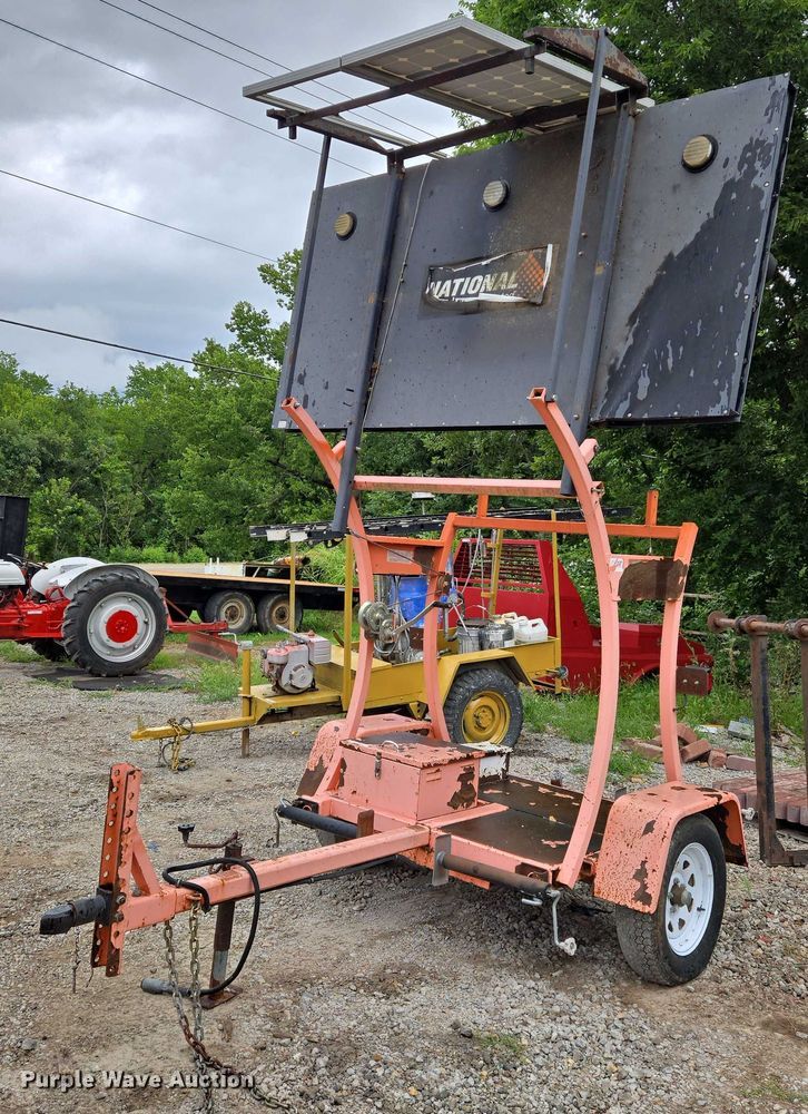 Arrow board trailer - EN8277