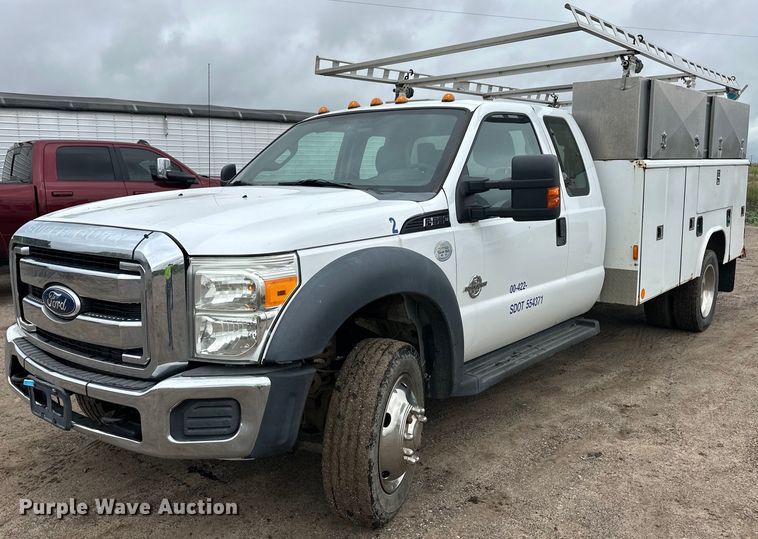 2012 Ford F550 SuperCab utility / service truck - EQ4712