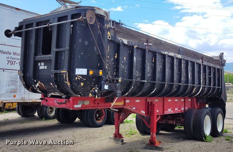 1979 Hobbs FCL-M2-22-7.5 end dump trailer - DP4974
