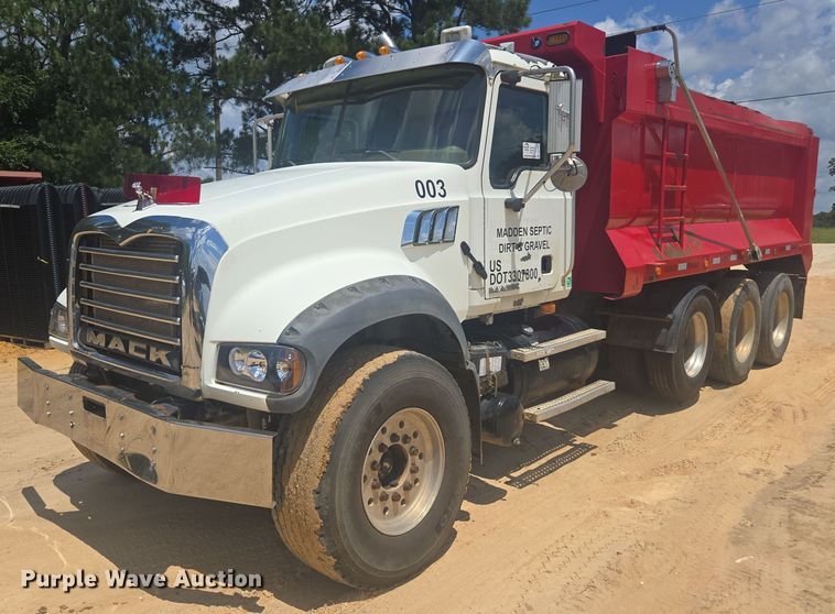 2008 Mack GU713 dump truck - DU7929