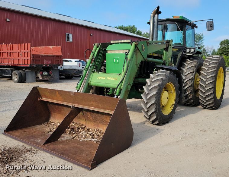 1984 John Deere 4650 MFWD tractor - DX7202