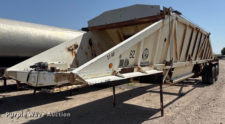 1999 Ranch Manufacturing Co. bottom dump trailer - DZ8534