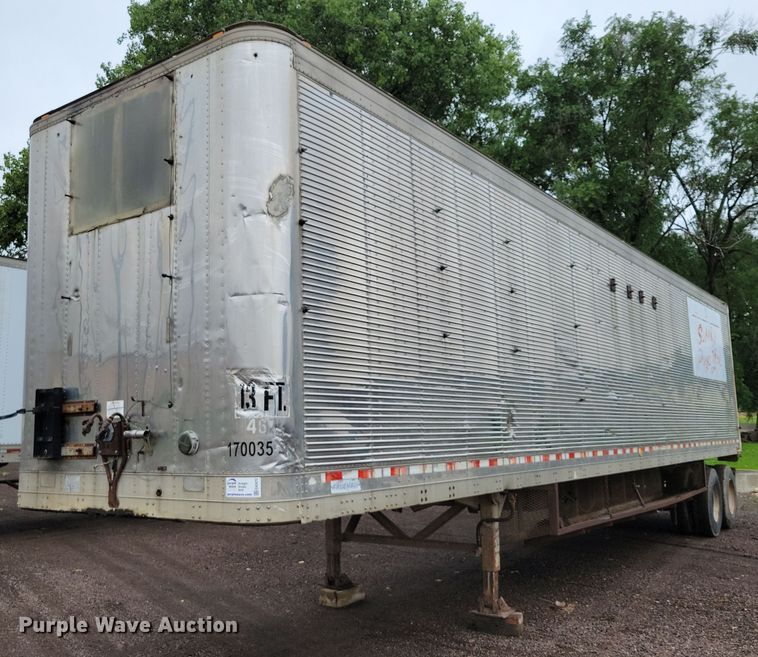 1977 Fruehauf FB8-F2-42-CST dry van trailer - EA2472