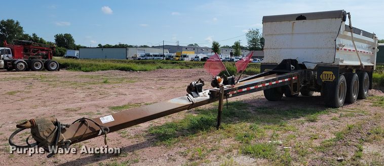 2008 SturdyWeld DS36SA-H43 end dump pup trailer - EA2478