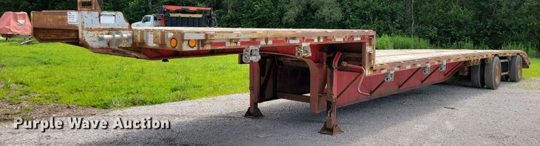2001 Jet drop deck equipment trailer - EA2482