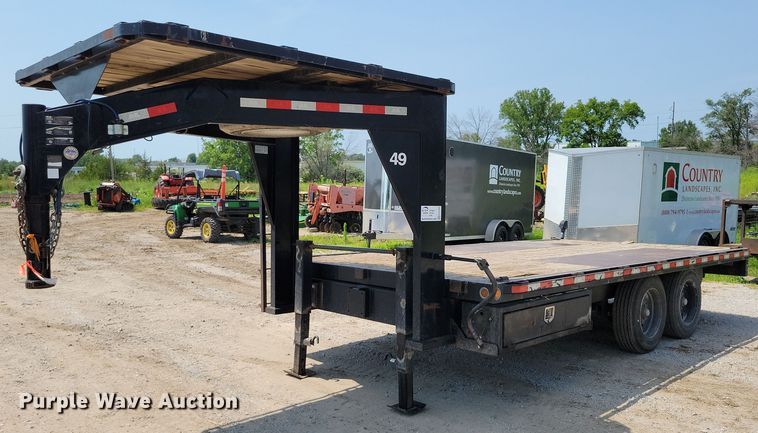 2016 Behnke Enterprises tilt deck equipment trailer - EA2489