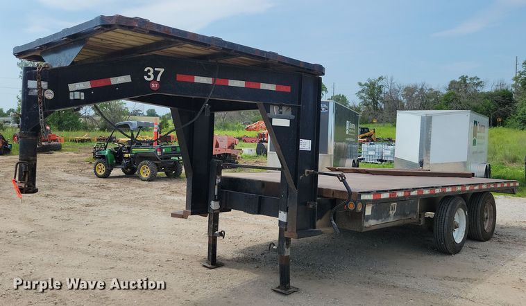 2014 Behnke DT8X16E900GN tilt deck equipment trailer - EA2490
