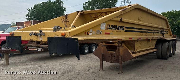 1993 Load King 2060-38-3 bottom dump trailer - EB2649