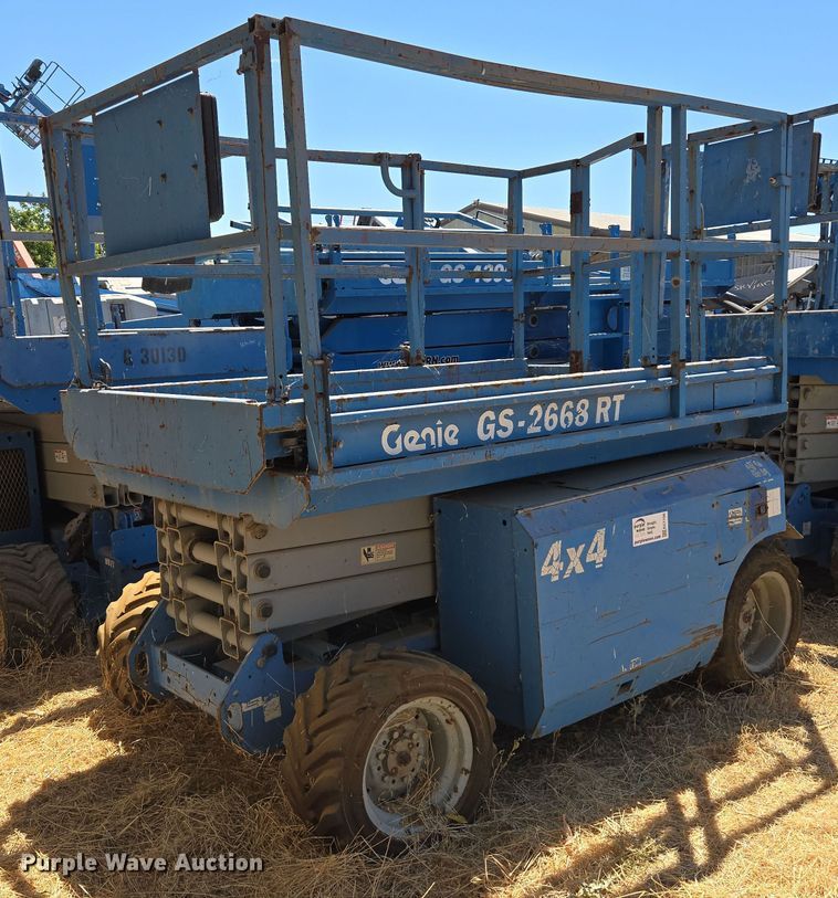 Genie GS-2668 Scissor or Vertical Lift For Sale | Purple