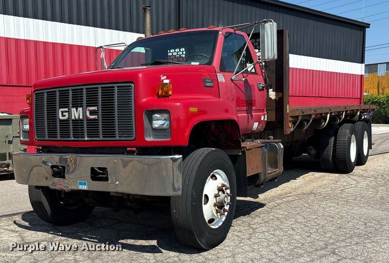 2002 GMC C8500 flatbed truck - EC4356