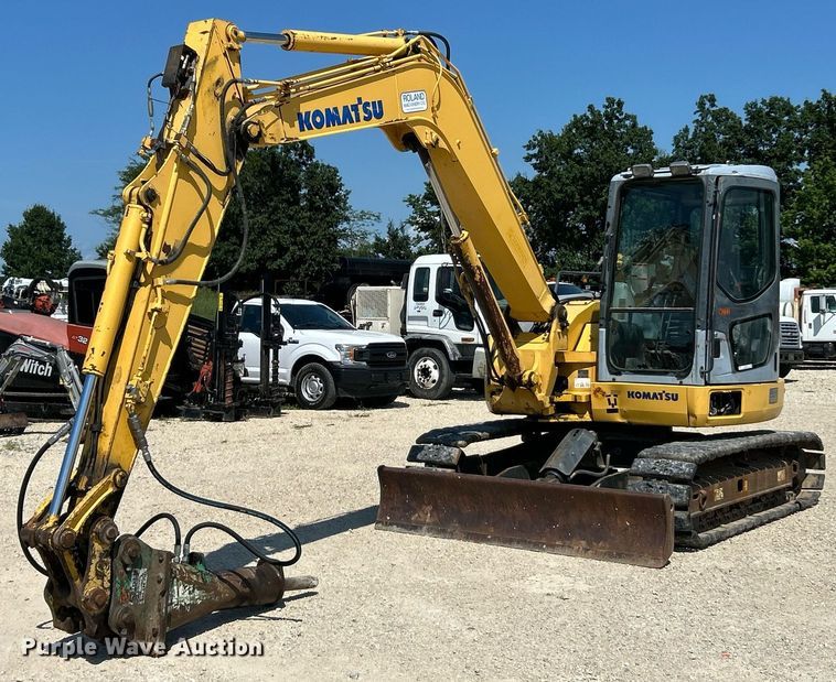 2008 Komatsu PC78MR-6 mini excavator - EK8428