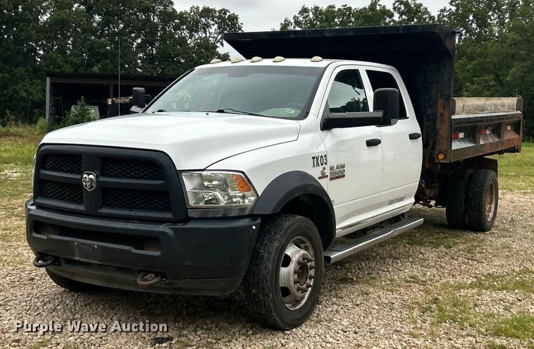 2014 Dodge Ram 5500  Crew Cab dump truck - EK8450