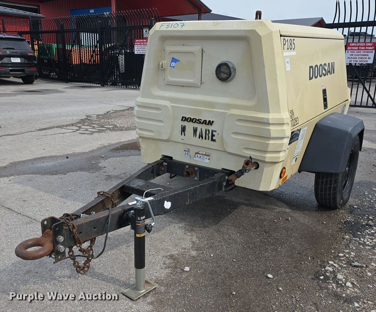 2015 Doosan P185WDZ-T4F air compressor - EO1595