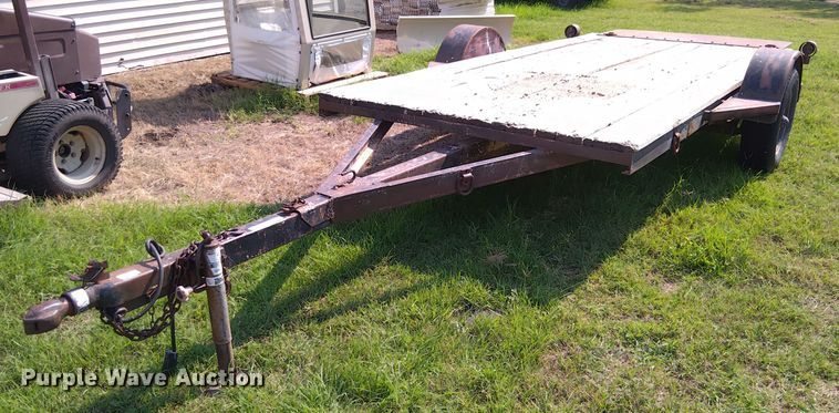 Shop built Tilt deck utility trailer - EM8055