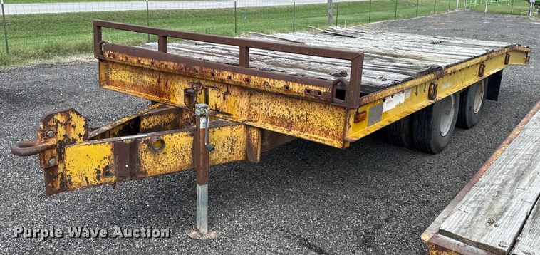 1983 Wisconsin 1900-18 equipment trailer - EU2035