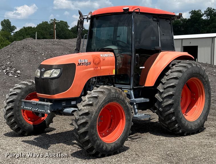 2012 Kubota M108S MFWD tractor - EU2038