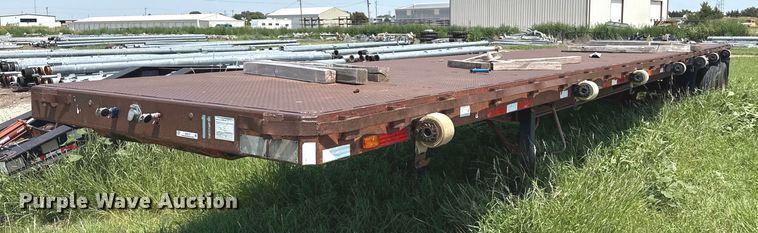 1973 Fruehauf flatbed trailer - DZ8737