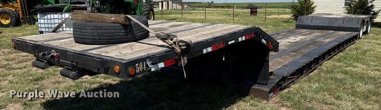 1996 Etnyre RGM25TD-T1 lowboy equipment trailer - DZ8871