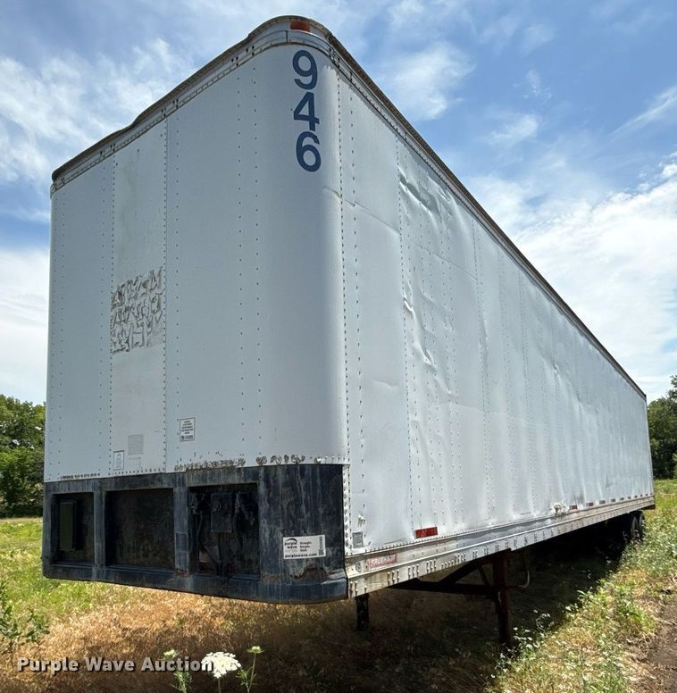 1986 Fruehauf dry van trailer - ED4262
