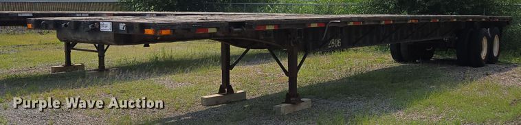 1987 Dorsey Trailer, Inc flatbed trailer - EF1929