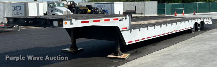 1999 Dakota Manufacturing DHT7048 drop deck hydraulic tail equipment trailer - EK3000