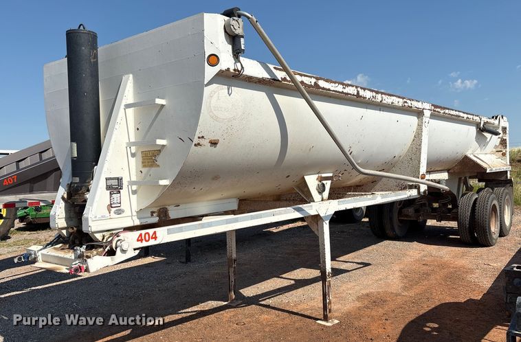 2007 CTS HRD-32 end dump trailer - EM0522