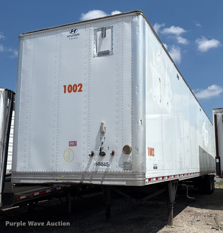 2017 Hyundai Translead VC2530152-AJS dry van trailer - YA0727