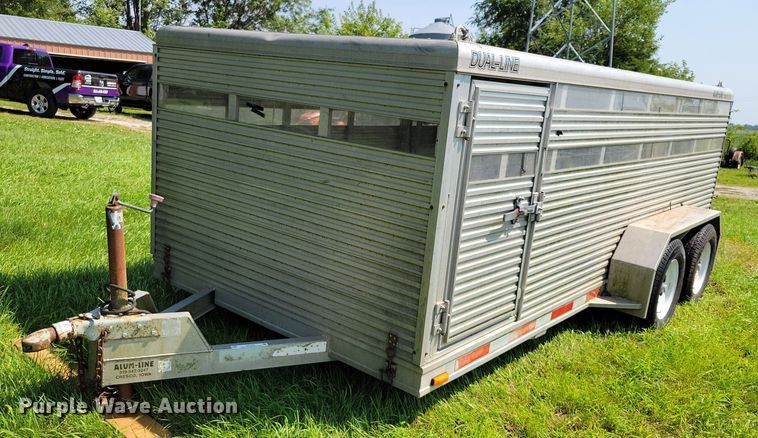 1997 Alum-Line Dual-Line livestock trailer - DX7235