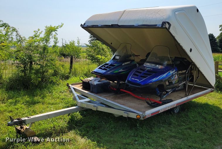 (2) Polaris snowmobiles - DX7236