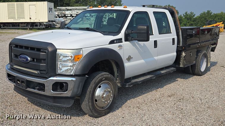 2016 Ford F450 Crew Cab flatbed truck - EF1925