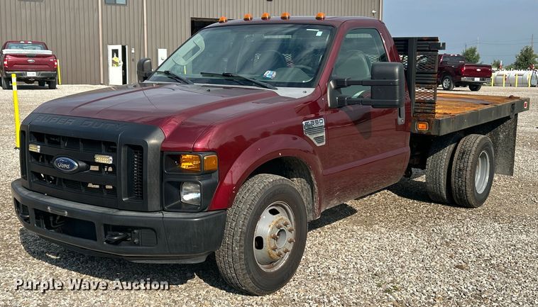 2009 Ford F350 Super Duty XL flatbed pickup truck - EK8496