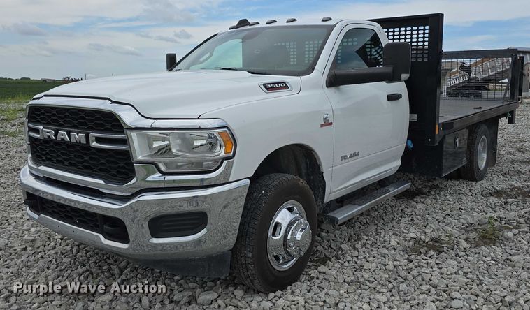 2021 Ram 3500 Heavy Duty flatbed pickup truck - DR3963
