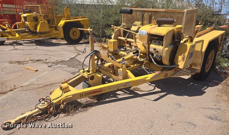 1982 Hogg and Davis H135 CRU reel trailer - EC3753