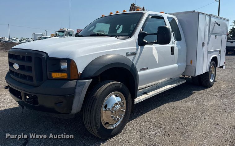 2007 Ford F550 Super Duty utility / service truck - EG6095