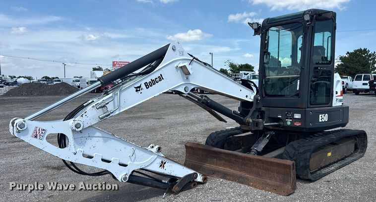 2016 Bobcat E50 mini excavator - EG6139