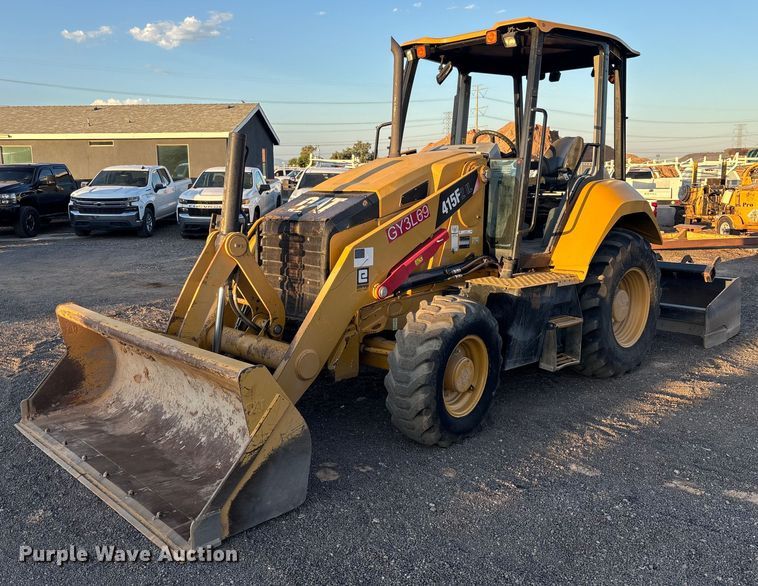 2018 Caterpillar 415F2 IL landscape tractor - EL6079