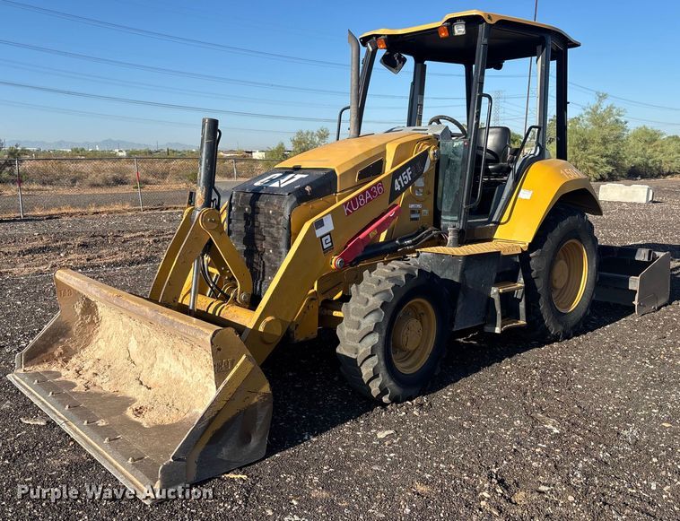 2018 Caterpillar 415F2 IL landscape tractor - EL6082