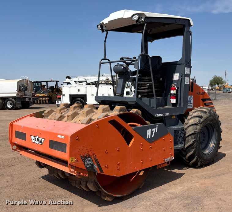 2016 Hamm H7i single drum vibratory roller - EL6106