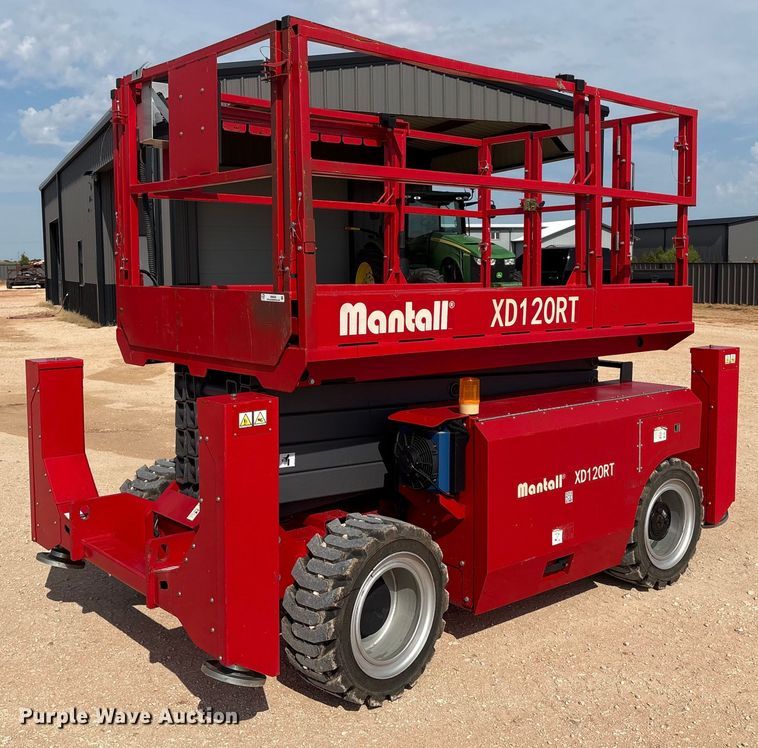 2023 Mantall XD120RT scissor lift - EM0535