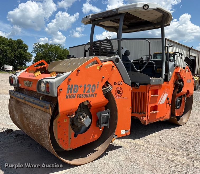 2016 Hamm HD+120i double drum vibratory roller - EM0566
