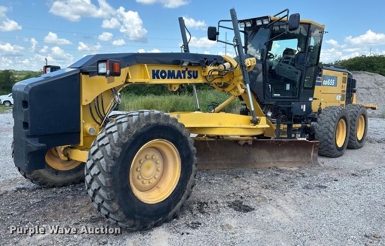 2019 Komatsu GD655-7 motor grader - EM0574