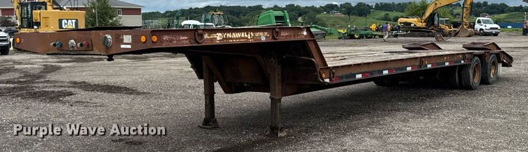 1999 Dynaweld drop deck equipment trailer - EM2211