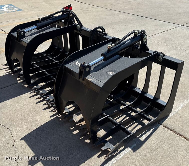 TMG TMG-84SG skid steer grapple bucket - EM5066